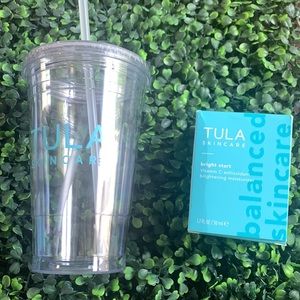 Tula Bright Start Vitamin C Antioxidant Brightening Moisturizer with Cup